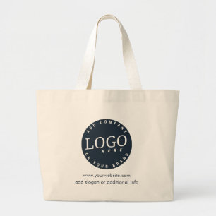 Företagets Logotyp med Business Website Promotive Jumbo Tygkasse