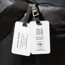 Företagets logotyp monogram modern professionell