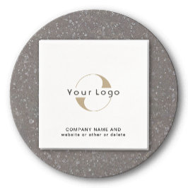 Företagets Logotyp och text, Rensa minimal varumär Pappersservett