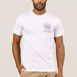 Företagets Logotyp Personal Namn Company Branded T Shirt