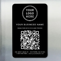 Företagets logotyp QR-kod Kampanj Svart