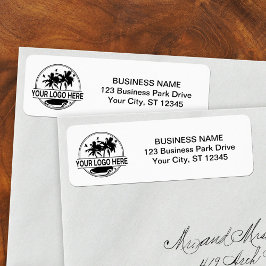 Företagets Logotyp - Returadress Returadress Etikett