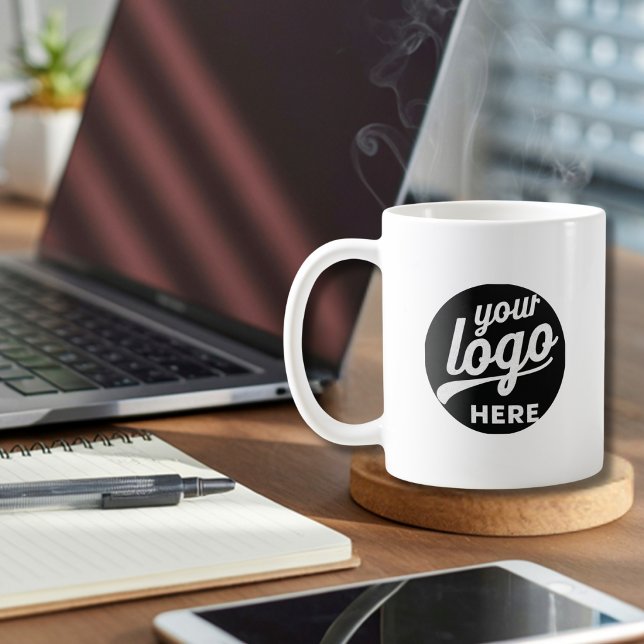 Företagets logotyp Skräddarsydd kaffemugge Kaffemugg (Skapare uppladdad)