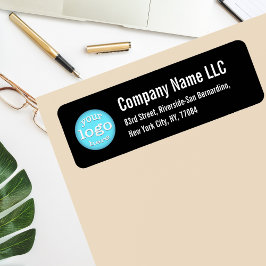 Företagets Logotyp Svartvit Returadress Returadress Etikett