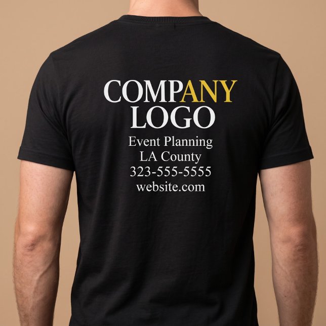 Företagets logotyp t shirt (Skapare uppladdad)