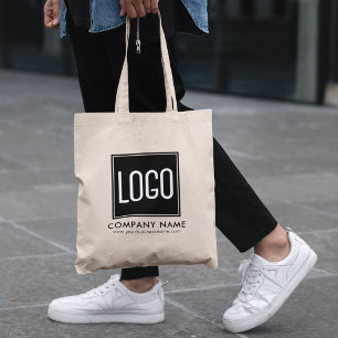 Företagets logotyp Totebag – Giveaway för mässor Tygkasse