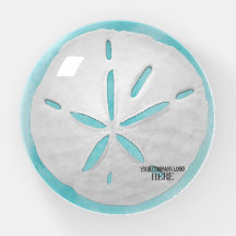 Företagets Logotyp Tropical Beach Sand Dollar Blue