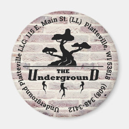 Företagets logotyp Vaping Rökgrafik Magnet