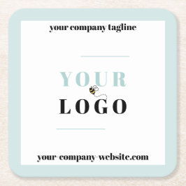 Företagets Logotyp webbplats och taggar alla Färg Underlägg Papper Kvadrat