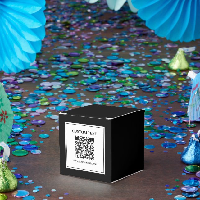 Företagets QR-kod | Svart & Vit Presentaskar (Part)