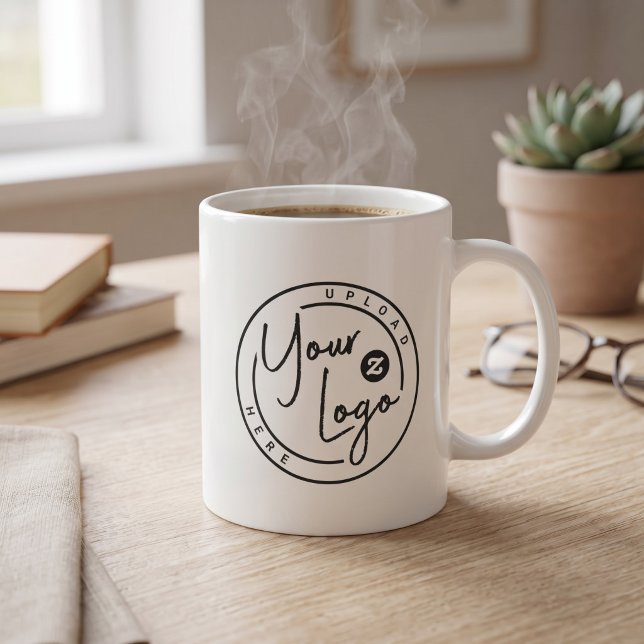 Företagets signaturlogotyp kaffemugg (Skapare uppladdad)