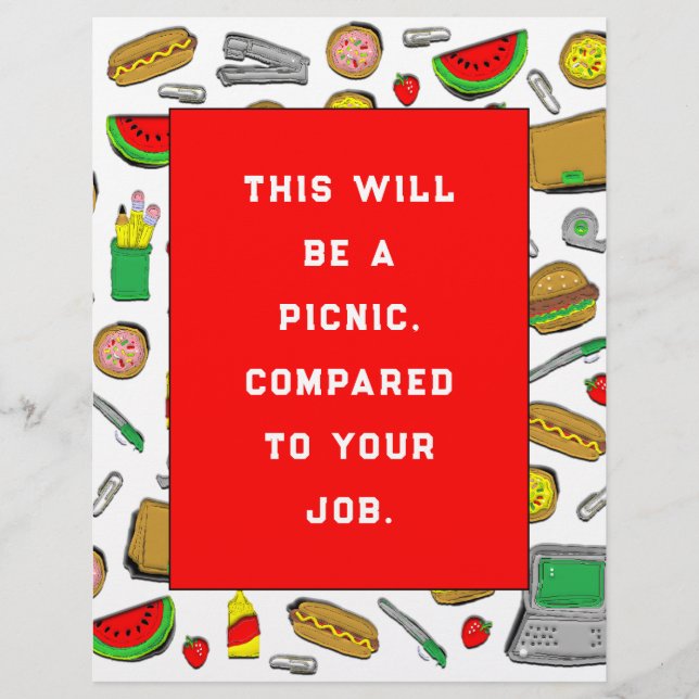 Företagets sommarfestaffisch reklamblad (Framsidan)