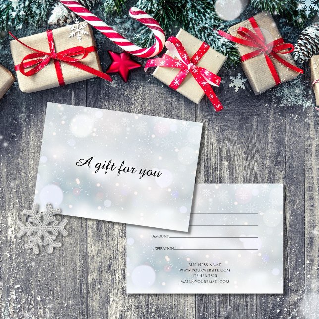 Företags julpresentcertifikat (Skapare uppladdad)