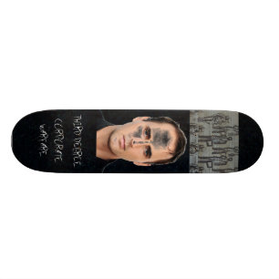 Företags krig för tredje grad old school skateboard bräda 21,6 cm