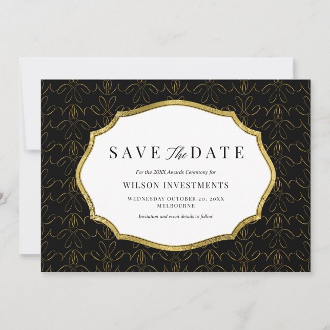 Företags Save the Date Inbjudningar (Framsida)