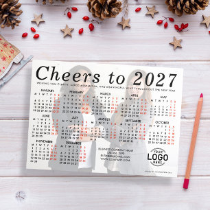 Företagsanpassad logotyp fotokalender 2027 julkort