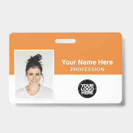 Företagsanställd, Namn, Logotyp, foto-ID
