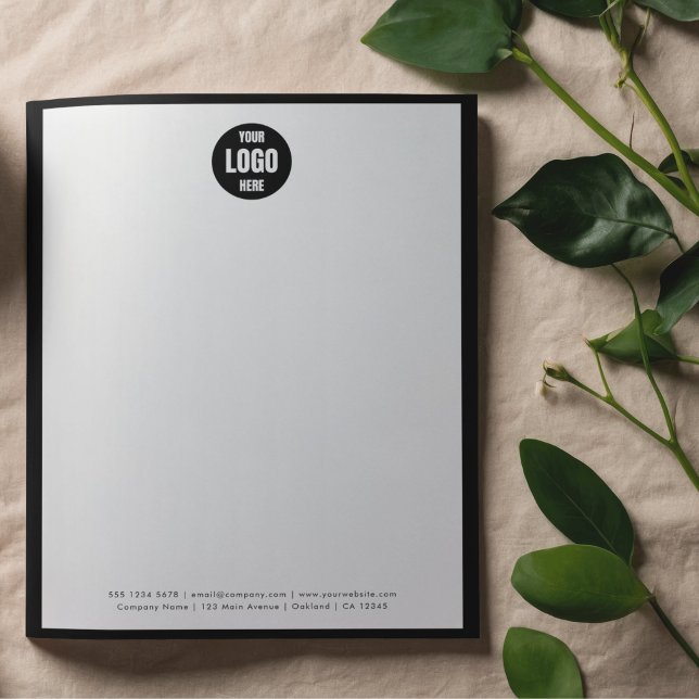 Företagsbrevhead | Modern Brevhuvud (Corporate Letterhead | Modern
)