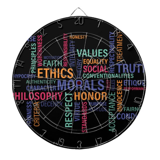 Företagsetik Darttavla (Framsidan)