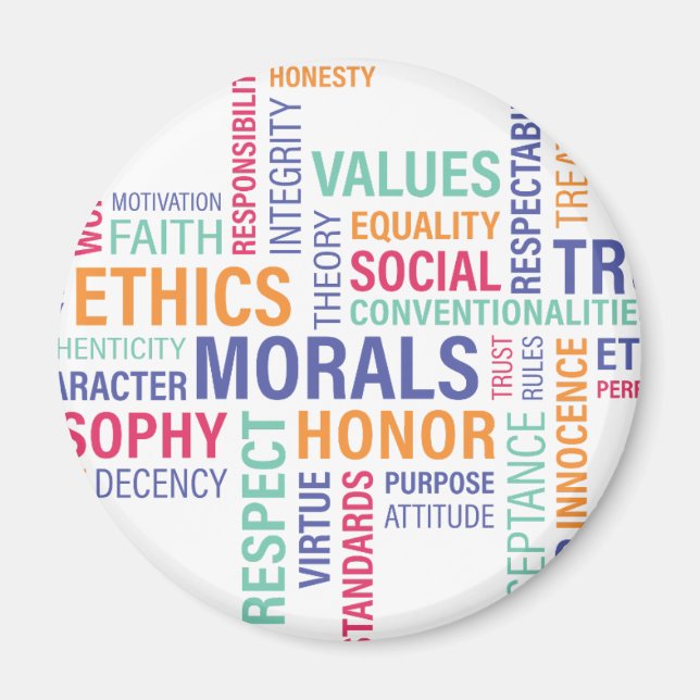 Företagsetik Magnet (Framsidan)