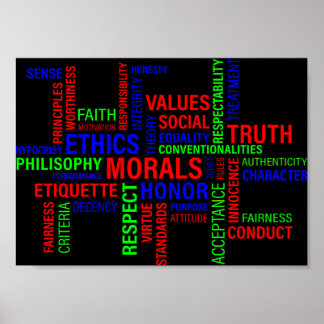 Företagsetik Poster