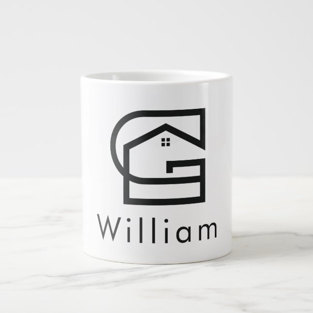 Företagsfastighetsbrev G Hus Jumbo Mugg (Framsidan)