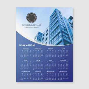 Företagsfoto och Logotyp 2024-kalenderkort