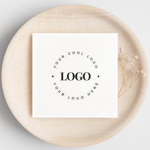 Företagshändelse Minimalistisk för vanlig Logotyp Pappersservett