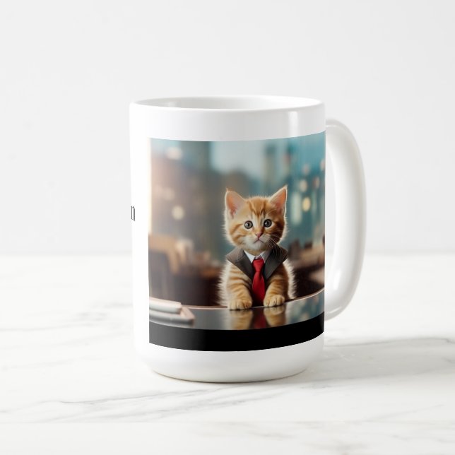 Företagskattunge Kaffemugg (Framsida höger)