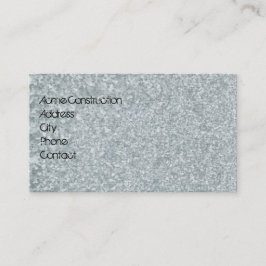 Företagskort med galvaniserad metallfinish visitkort