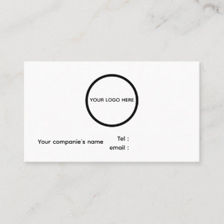 Företagskort minimalistisk professionell visitkort