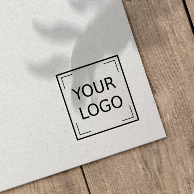 FÖRETAGSLOGO ENKEL MINIMAL VERKSAMHET STÄMPEL (Business Logo | Professional Corporate Modern Rubber Stamp)