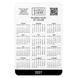 Företagslogotyp 2027 Kalender Magnet