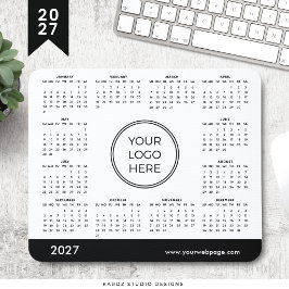 Företagslogotyp 2027 Kalender Musmattor