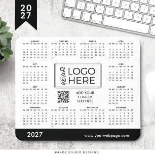 Företagslogotyp 2027 Kalender Musmattor