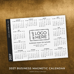 Företagslogotyp 2027 Magnetisk Kalender