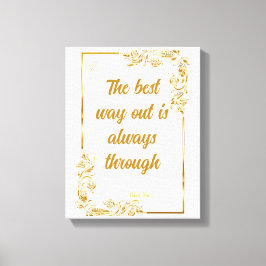 Företagsmotivation - frost typografi canvastryck