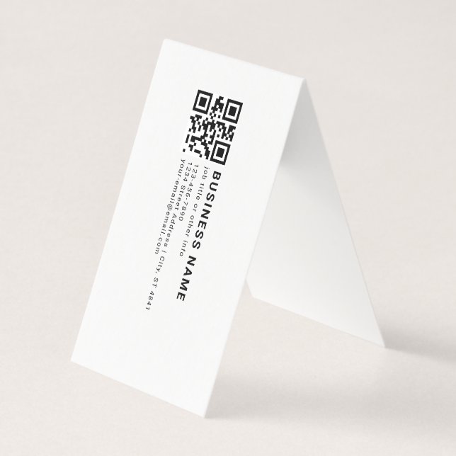 Företagspromotion QR-kod Kort (Framsida)