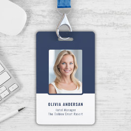 Företagssäkerhet för foto-ID för marin personal