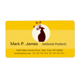 Företagssnäcka Flaska-design Fraktsedel