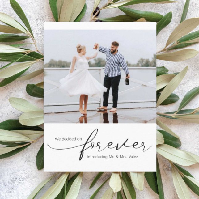 Foreto Photo Elopement vycard Vykort (Skapare uppladdad)