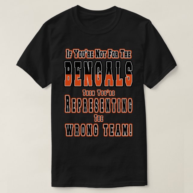 Företrädare för de bengaler t shirt (Design framsida)
