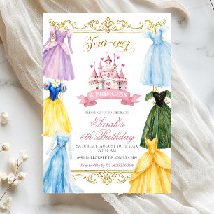 Förevar en prinsess födelsedagsfest inbjudningar