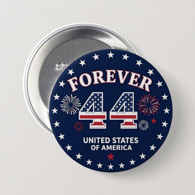 Forever 44-knapp knapp (Framsida & baksida)