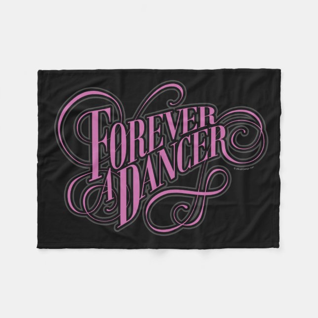 Forever A Dancer Fleecefilt (Framsidan (Horisontell))