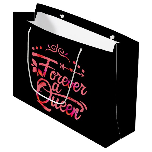 Forever A Queen Gift Bag (Framsidan Vinklad)