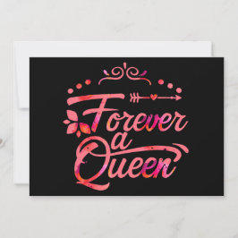 Forever A Queen Julkort