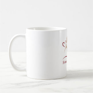 Forever & Always" Minimalist Couple Mug - Elegant  Kaffemugg