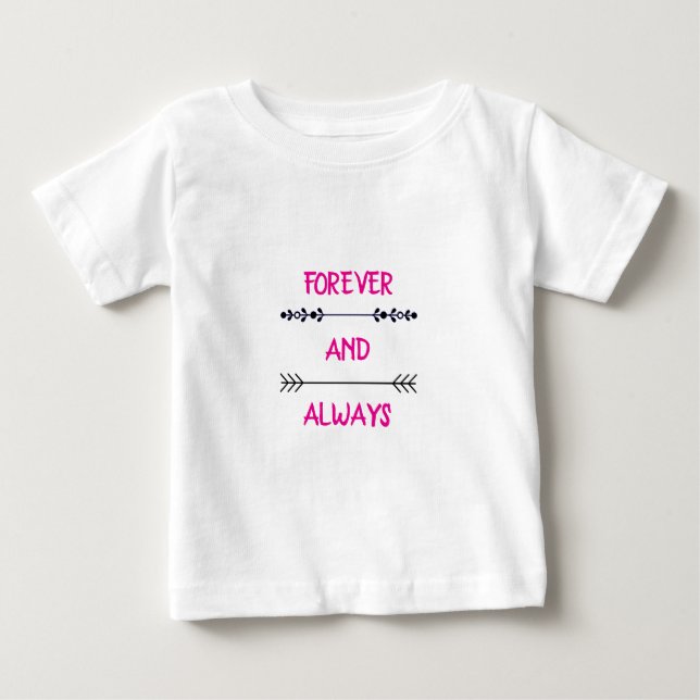 FOREVER AND ALWAYS T SHIRT (Framsida)