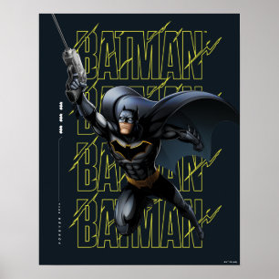 Forever Batman Grappling Krok Poster